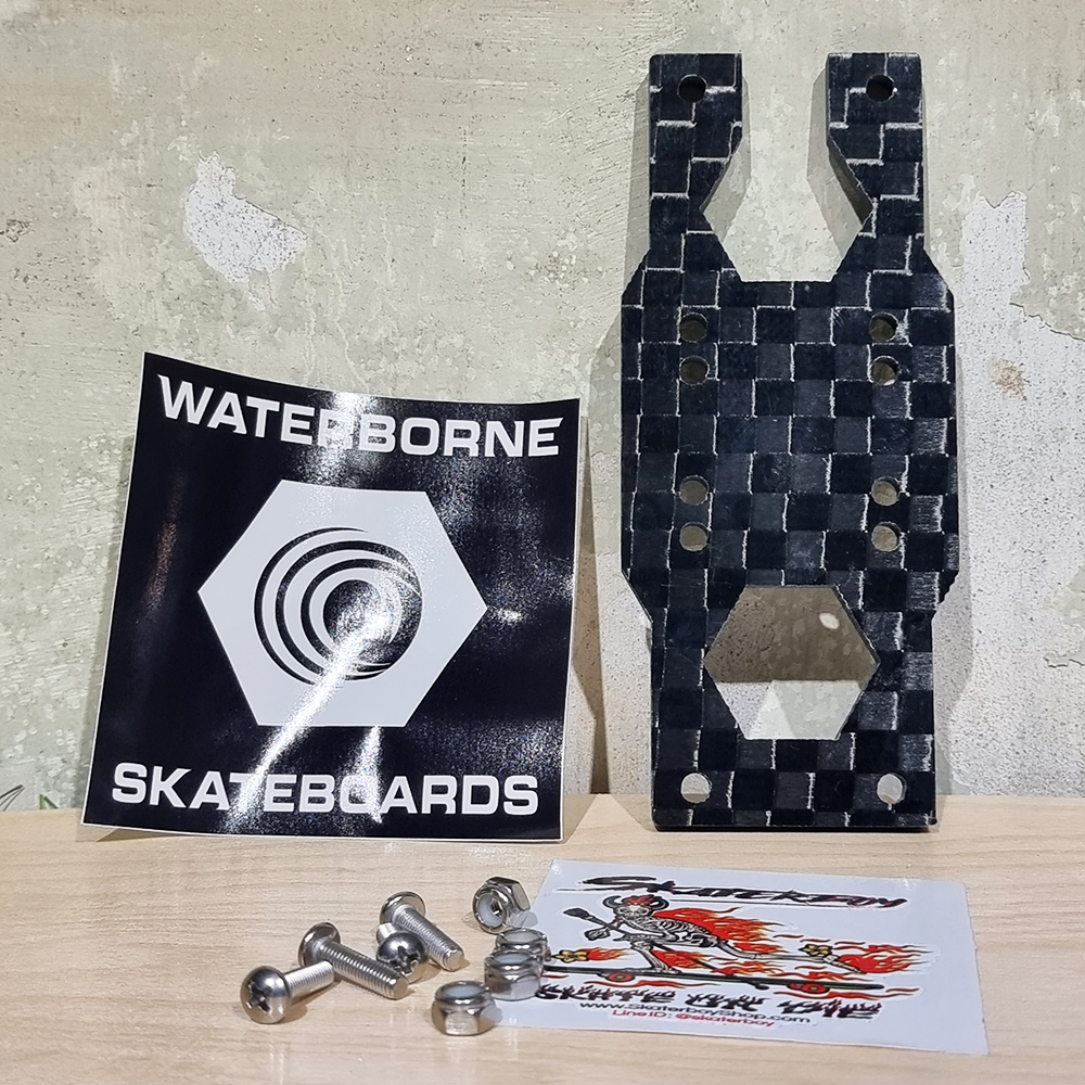 [0311][US] แผ่นปรับระยะห่างล้อ 3.5นิ้ว Waterborne วัสดุไฟเบอร์แท้ หนา เหนียว ทน น้ำหนักเบา ใช้งานหนักได้ wheel base