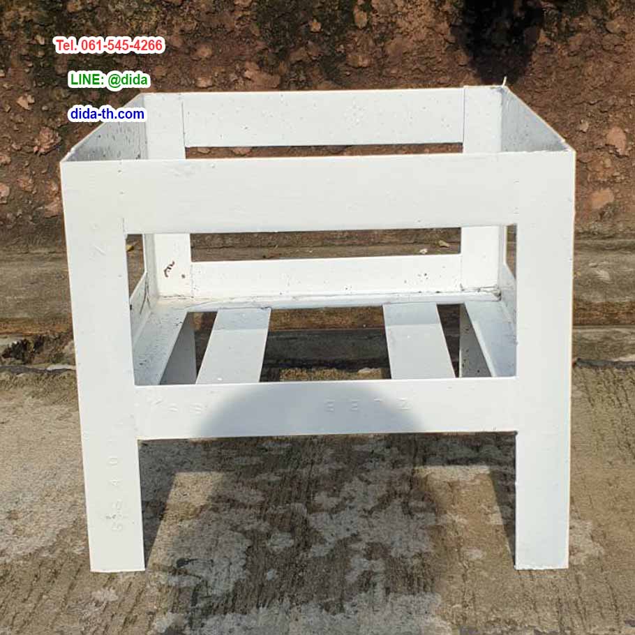 แท่นวางถังขยะ 60 ลิตร ขนาด 1 ช่อง ไม่มีป้ายแผงหลัง