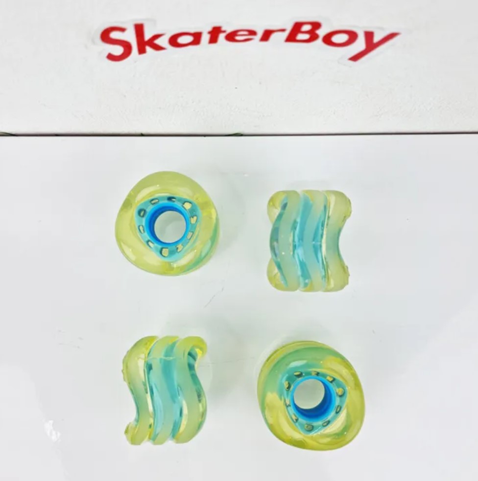 [0317] ล้อสเก็ตบอร์ด ลุยทางวิบาก ขรุขระ 3ขนาด 102, 76, 60mm surf skate, Longboard, Off Road wheel