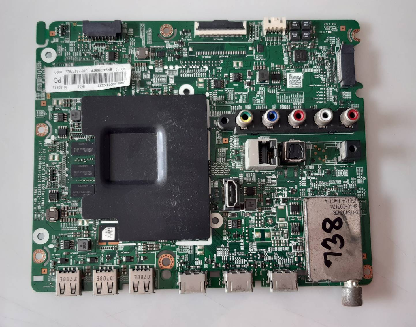 อันที่ 738 samsung UA55J6300AK ซีสเตร็ม BN41-02353 ดีเทสแล้ว