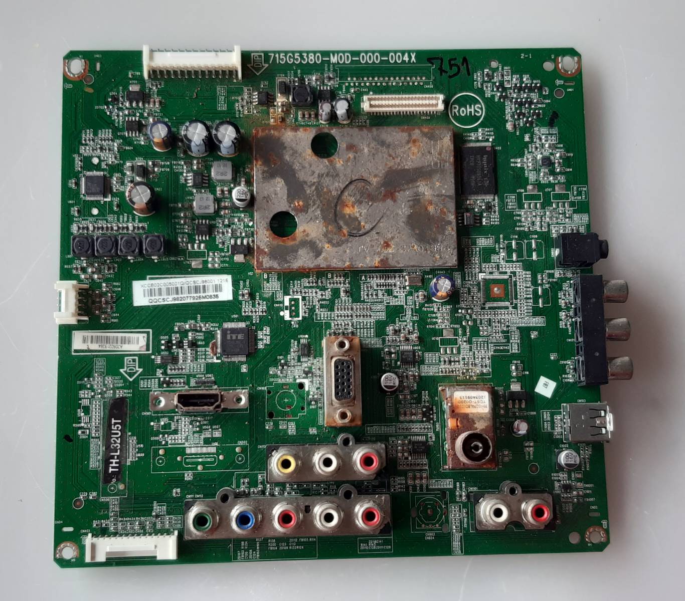 อันที่ 751 Panasonic TH-L32U5T ซีสเตร็ม 715G5380-M0D-000-004X ดีเทสแล้ว