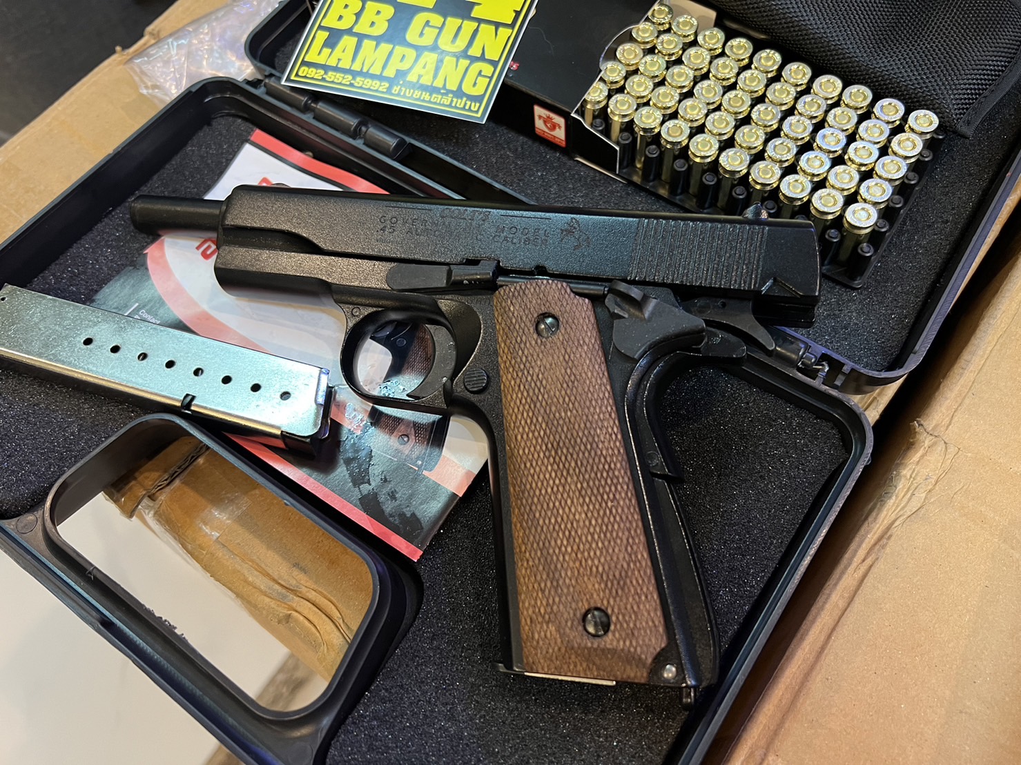 AKSA COLT 1911 ลาย Government สีดำ