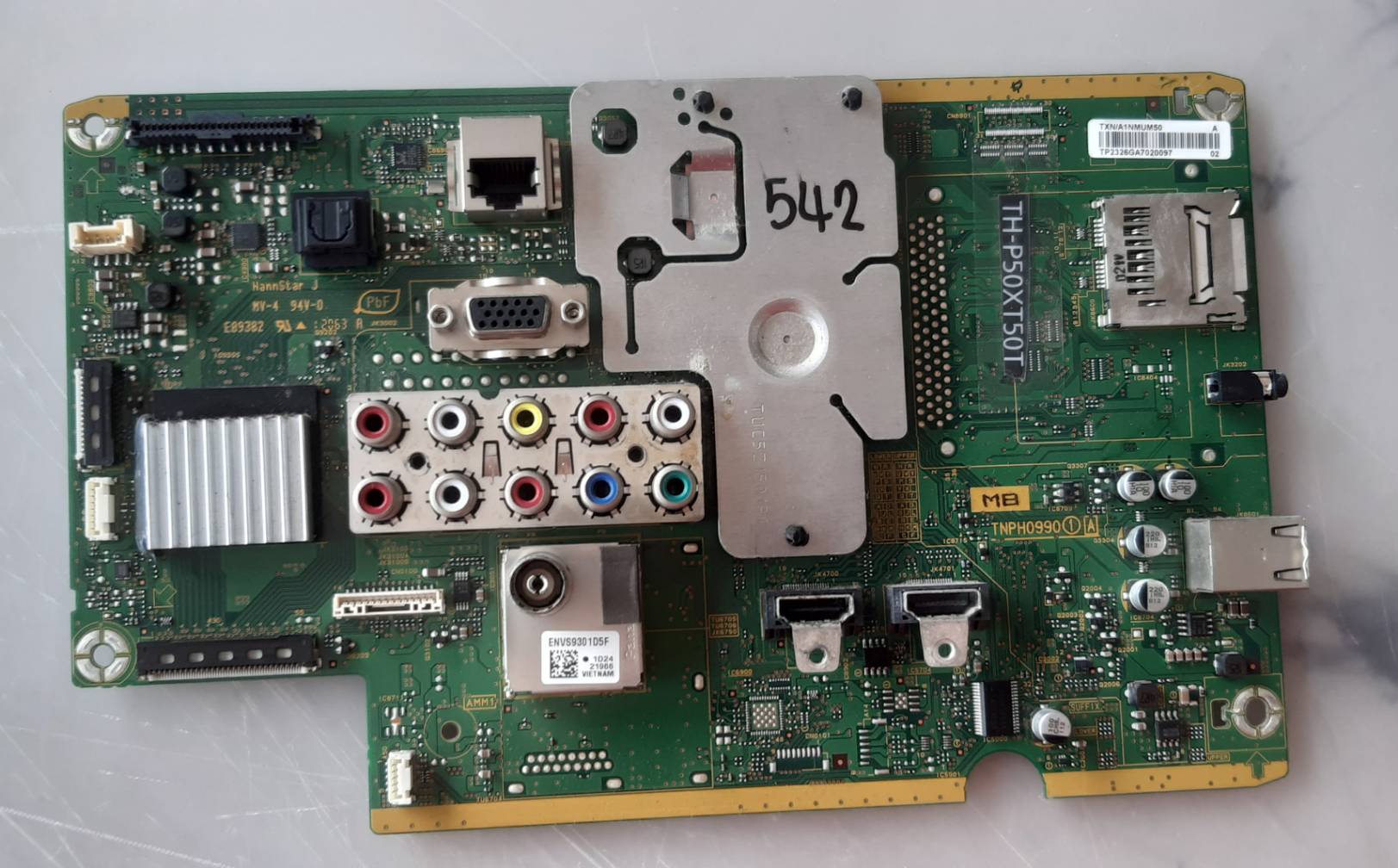 อันที่ 542 Panasonic TH-P50XT50T ซีสเตร็ม TNPH0990 ดีเทสแล้ว