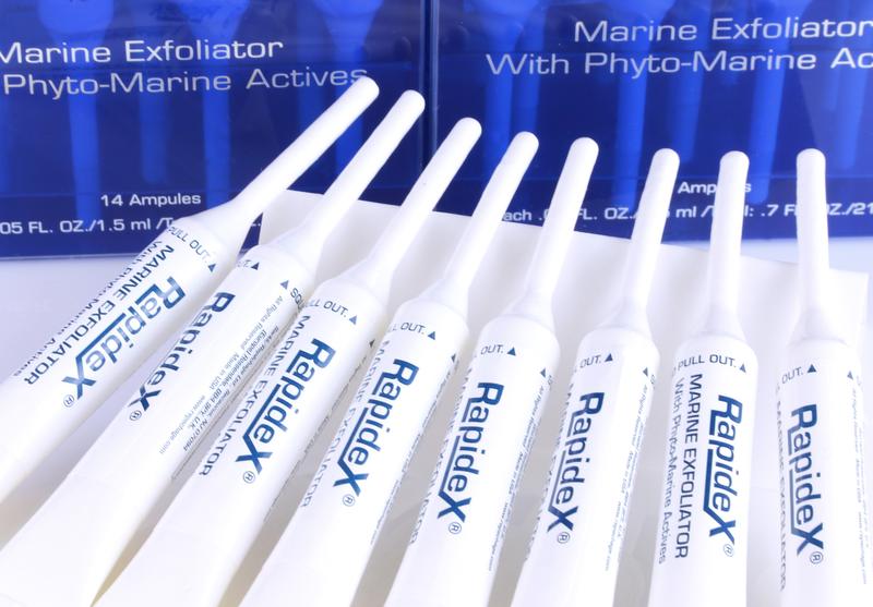 Repechage แบ่งขาย 4 แท่ง (ไม่มีกล่อง) x Repechage Rapidex Marine Exfoliator with Phyto-Marine Actives, 1.5ml/แท่ง 30 กรัม