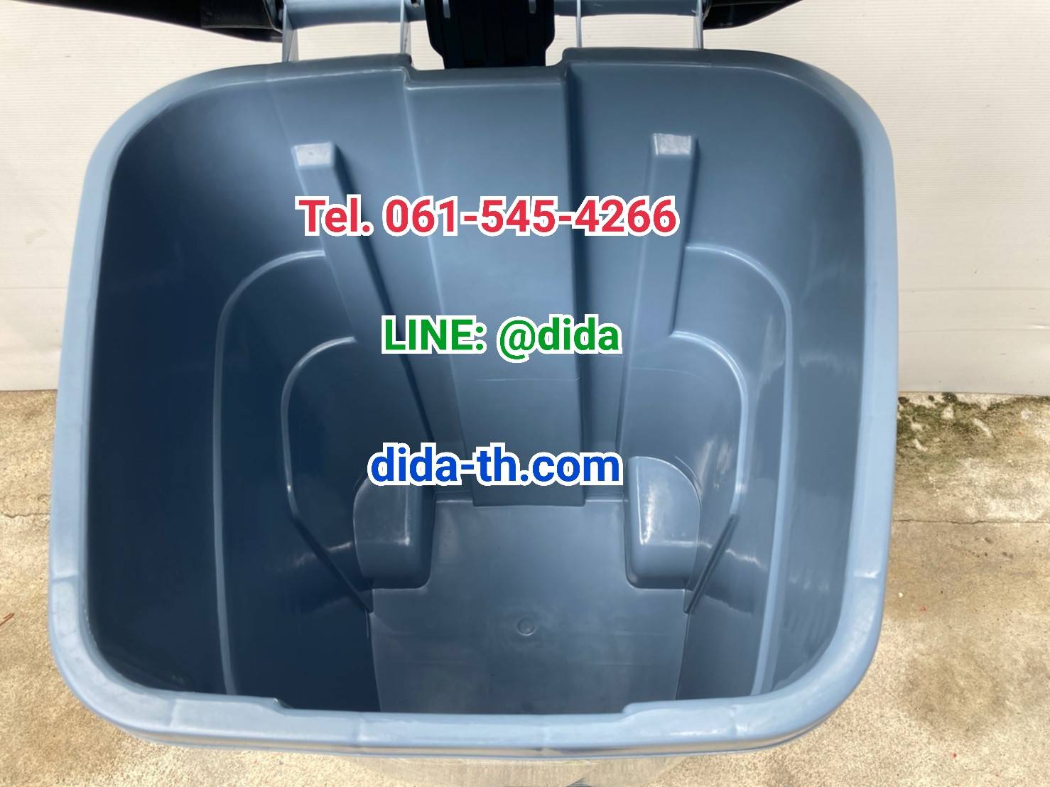 ถังขยะเท้าเหยียบ ทรงเหลี่ยม 85 ลิตร