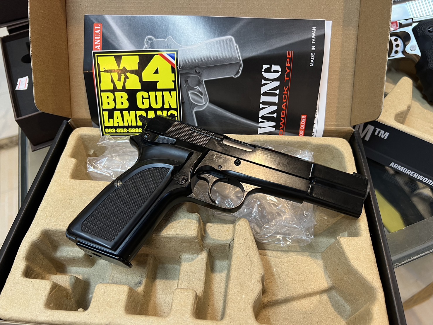 WE - Browning Hi-Power MK3 สีดำ