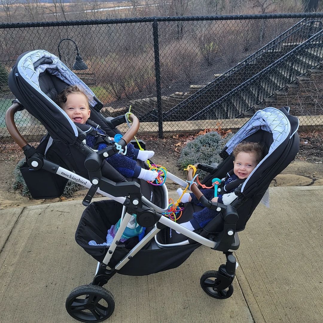 Keenz Kinetic Double Seat รถเข็นเด็ก 2 ที่นั่ง Full Size