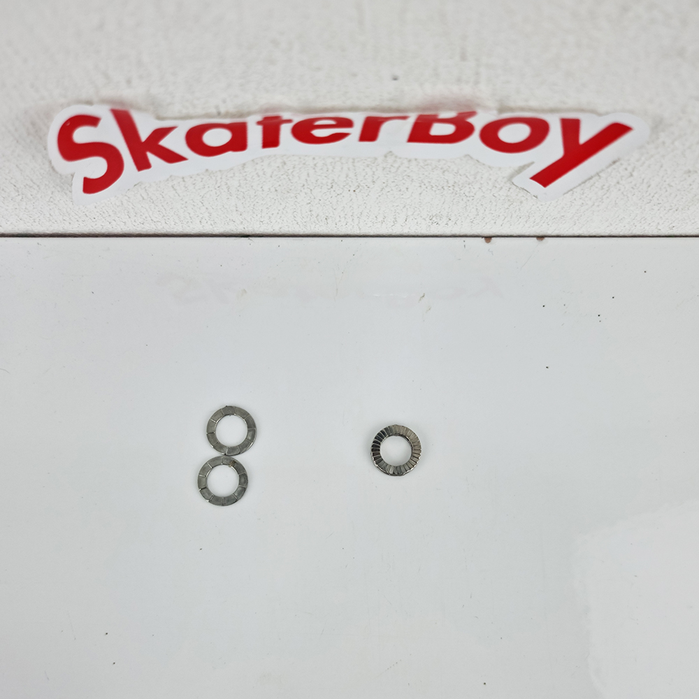 [0313] น็อตกันคลายสำหรับ น็อตยึดสปริง สแตนเลส เหล็ก สำหรับทรัค CX7 และ adapter SM