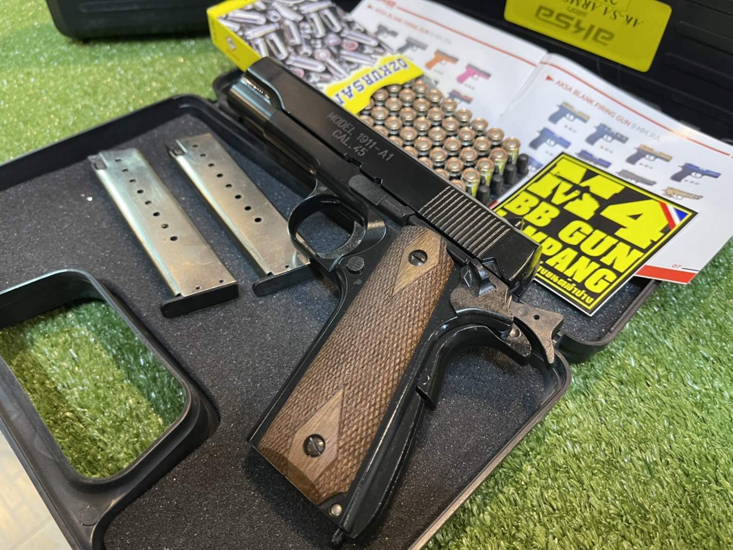 AKSA COLT 1911 ลาย Spring Field สีดำ