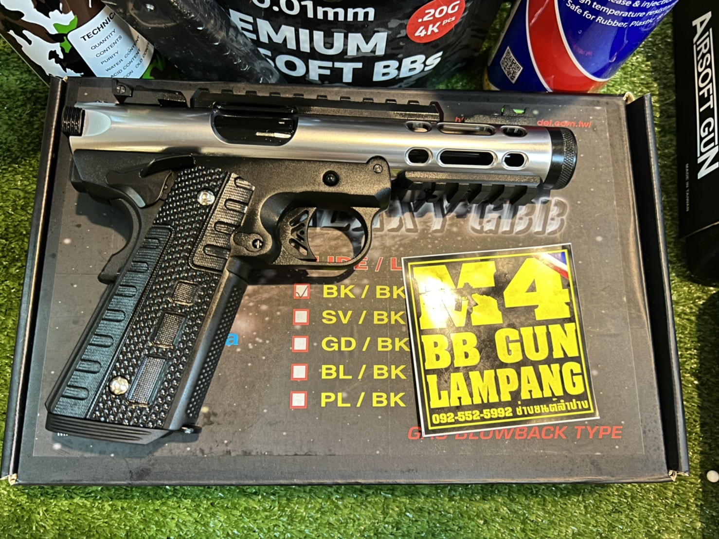 We Galaxy 1911 Sereis GBB – สีเงิน