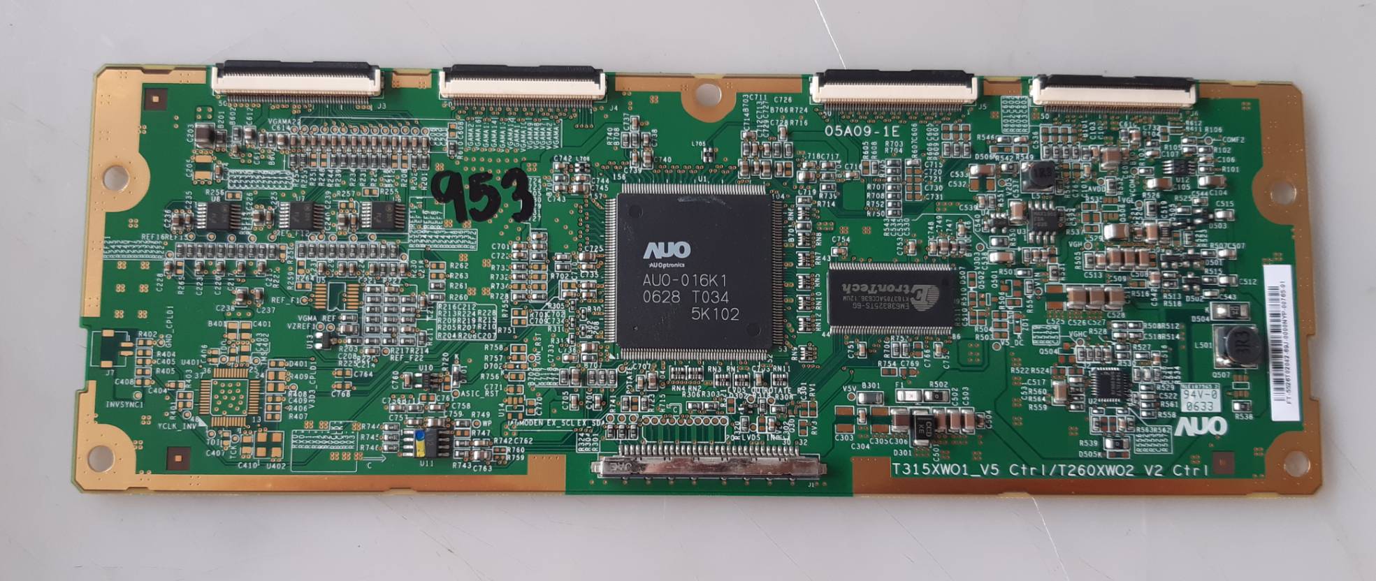 อันที่ 953 Samsung LA26R71B ทีคอน T315XW01_V5 05A09-1E ดี 50PIN