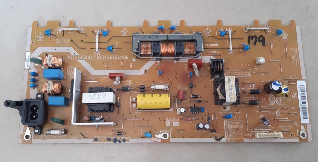 อันที่ 179 TOSHIBA 32HV10T ซัฟฟลาย PSIV161C01V V71A00023700 ดีเทสแล้ว