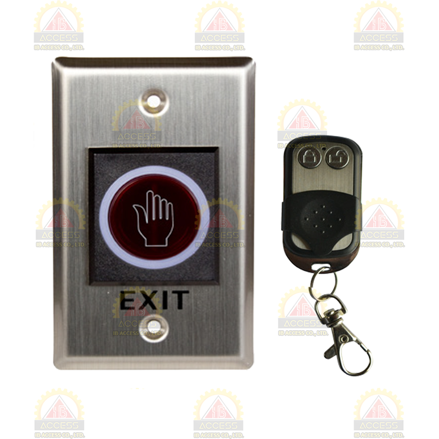Exit Switch แบบ No Touch ยี่ห้อ ZKTeco รุ่น K2 พร้อม Remote Control
