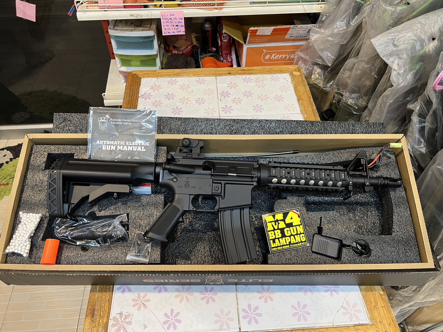 Golden Eagle F6624 M4 CQB บอดี้ ABS