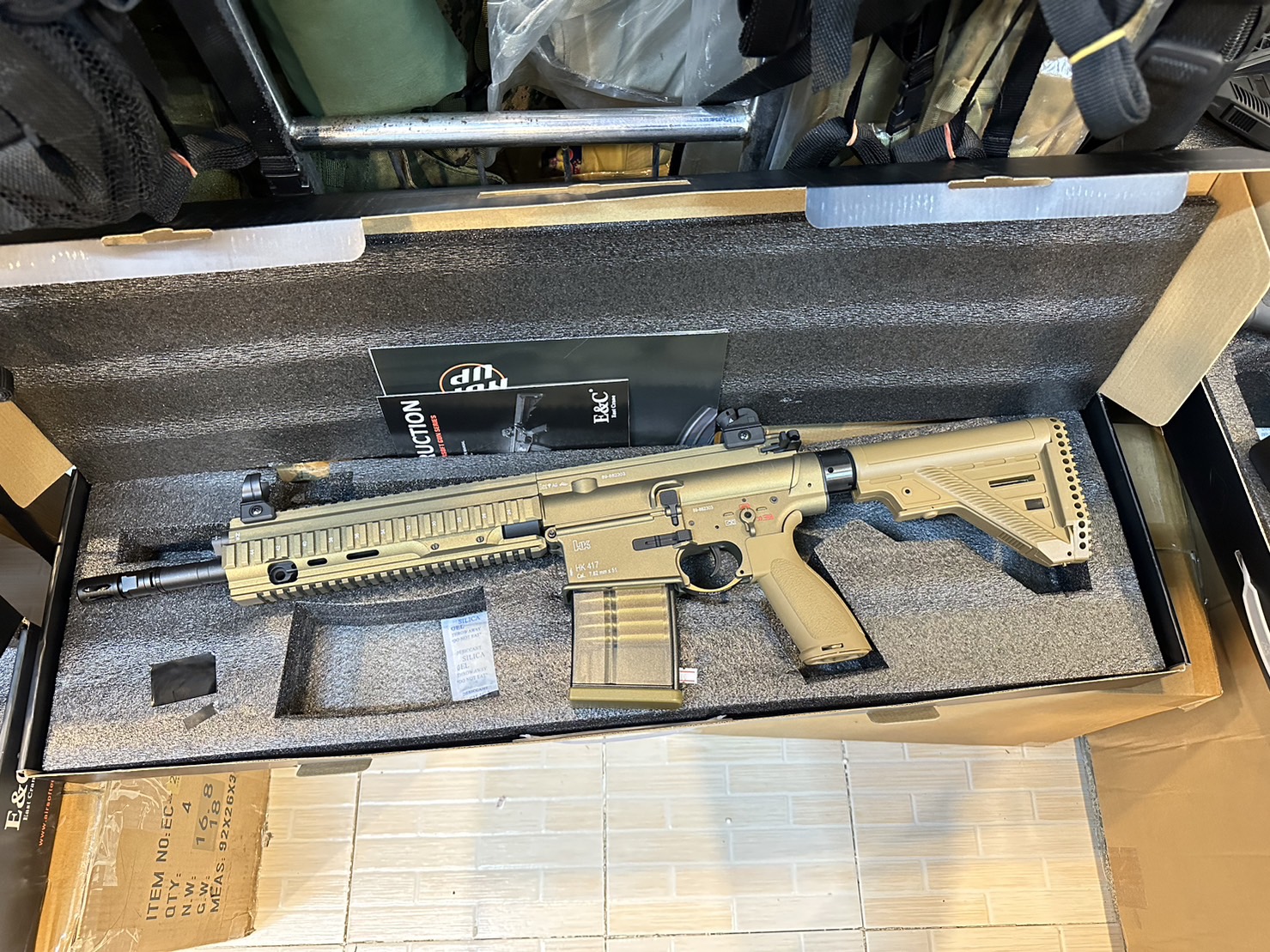E&C 202 S2 : HK 417 A2 13" สีทราย บอดี้โลหะ Gen 2 (QD 1.0)