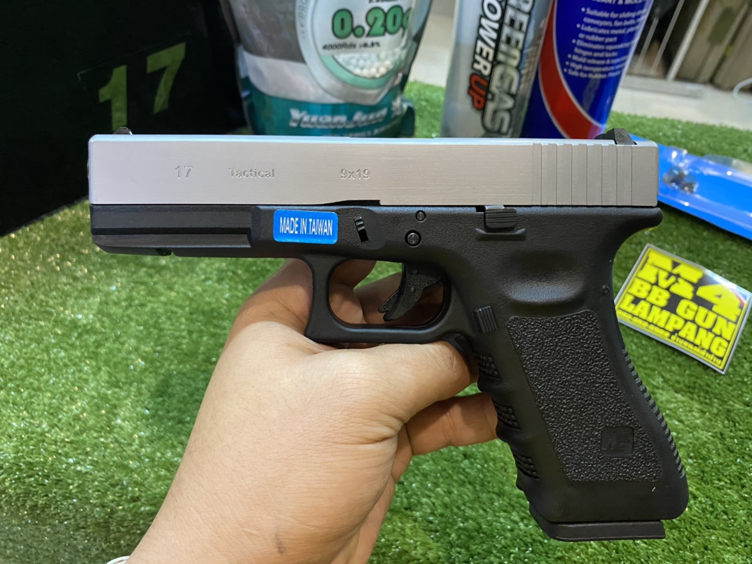 WE Glock17 Gen3 – สีเงิน