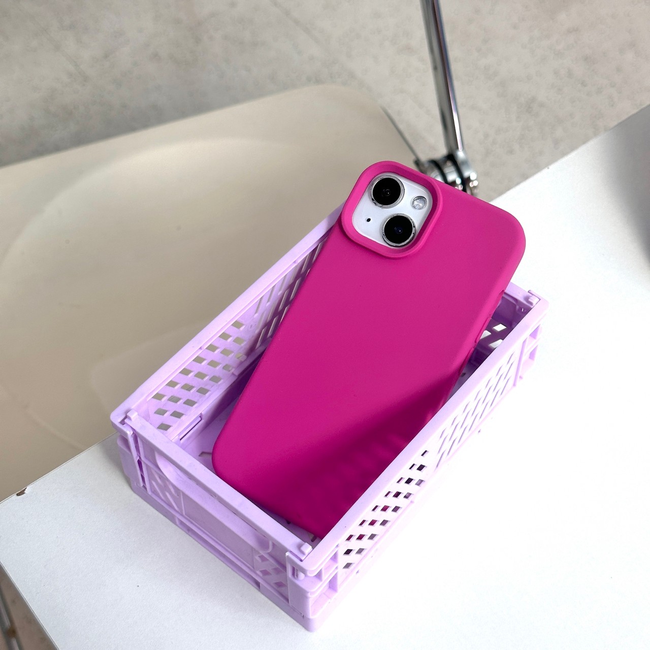 Silicone premium Case v.2 (hot pink colors)