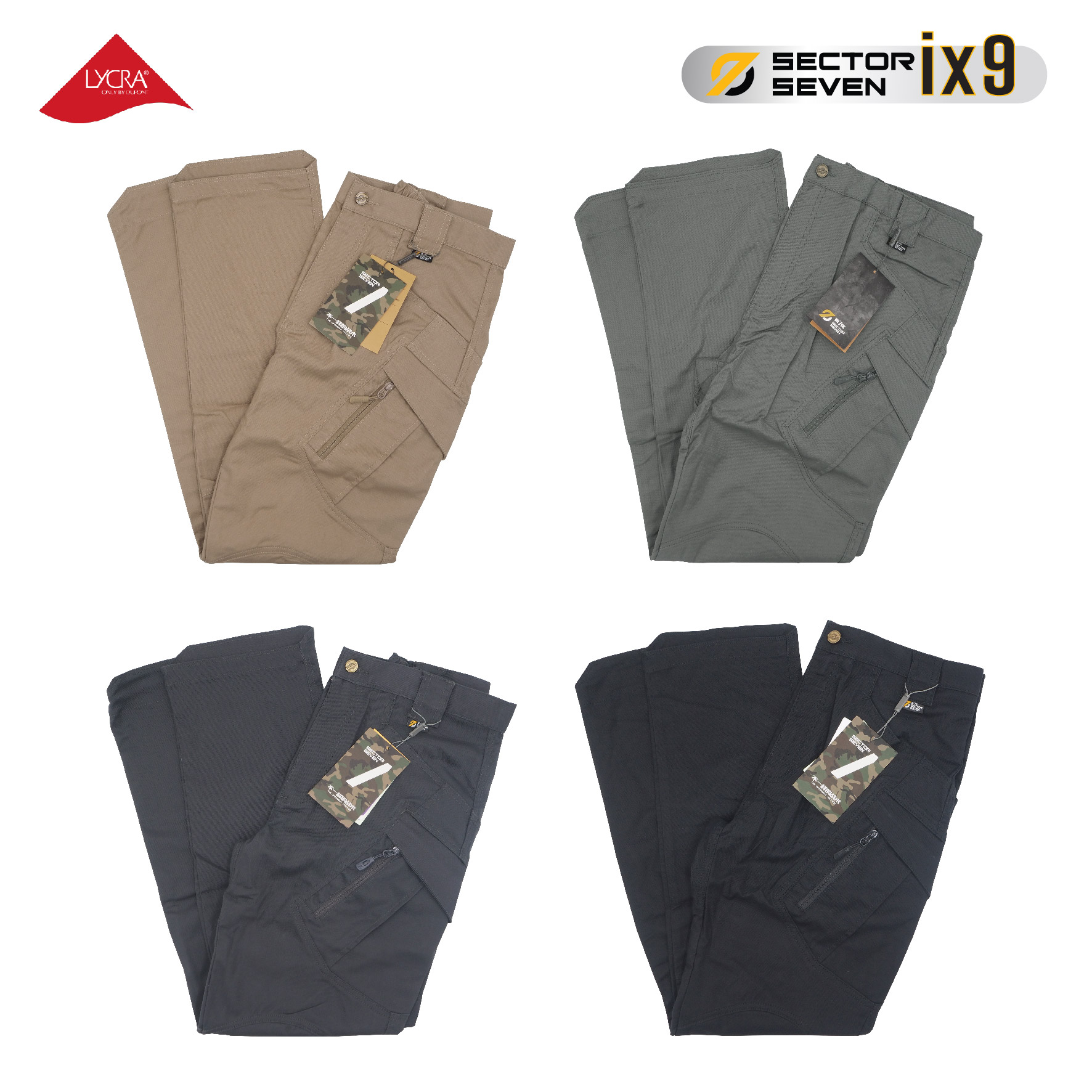 กางเกง Sector Seven รุ่น IX9 ผ้ายืด (K01000)