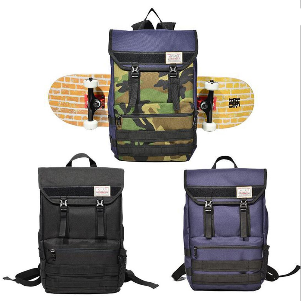 [0319] กระเป๋า สเก็ตบอร์ด Mini OldSchool สะพายหลัง ขนาดกลาง 27x47 cm