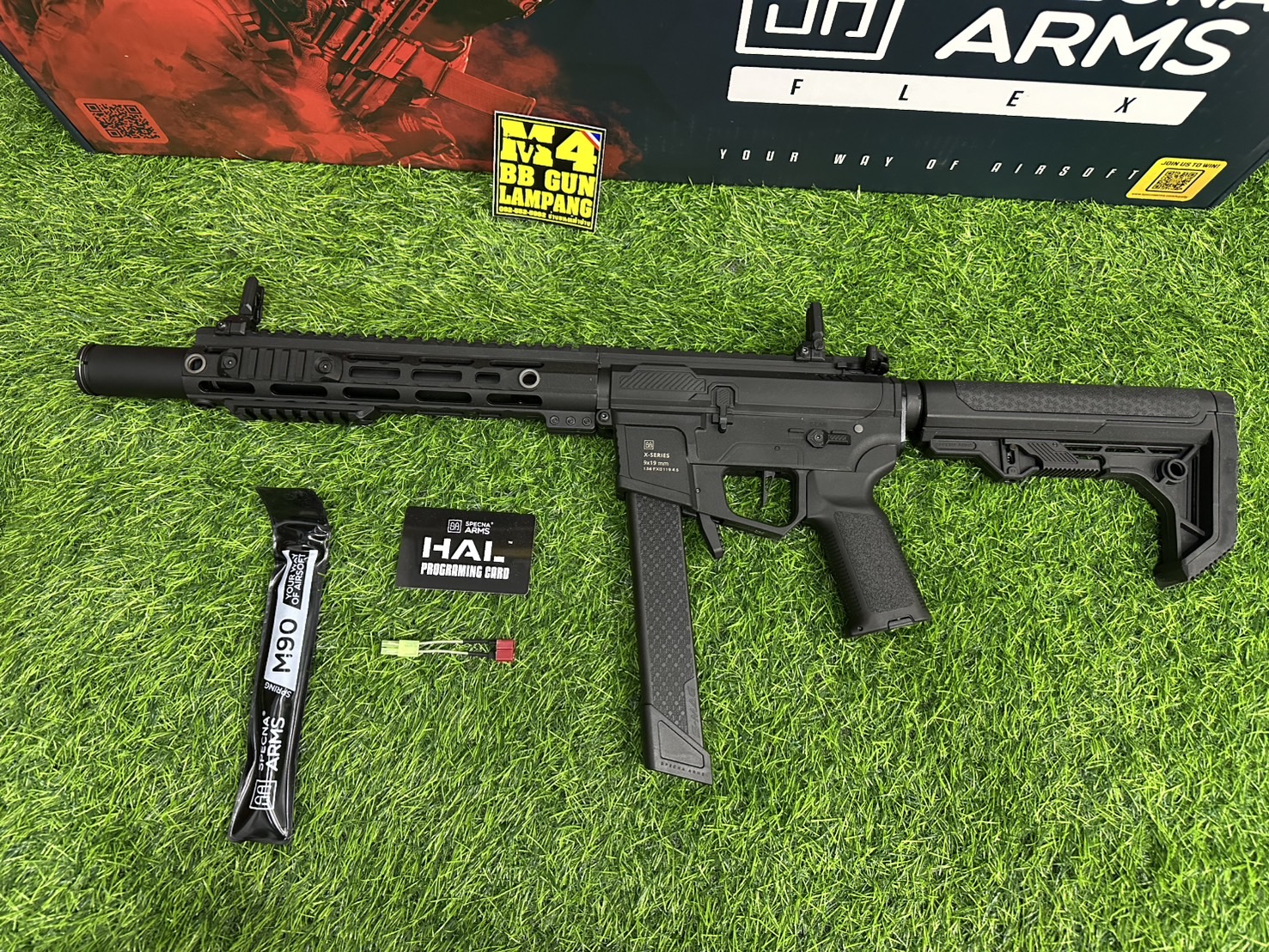 Specna Arms SA-FX02 FLEX™ HAL ETU : AR9 Custom (Black)