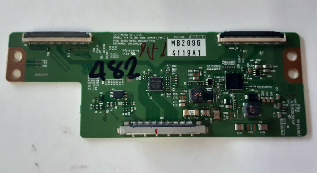 อันที่ 482 LG 42LF560T ทีคอน 6870C-0480A จอแตก