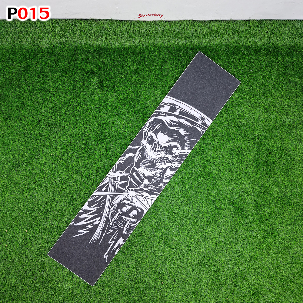 0303 สติ๊กเกอร์ กระดาษทราย 120x26 cm สำหรับ สเก็ตบอร์ด เซิร์ฟสเก็ต ลองบอร์ด Graphic Grip Tape skateboard longboard surf skate