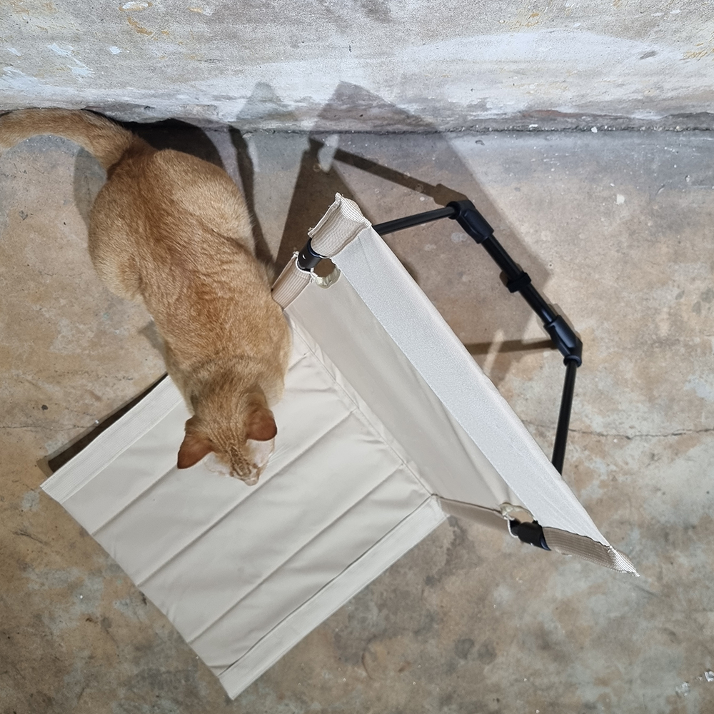 [1200] พนักพิงเบาะ เก้าอี้พับ แบบพกพา Outdoor Camping ปิคนิค สวนสาธารณะ