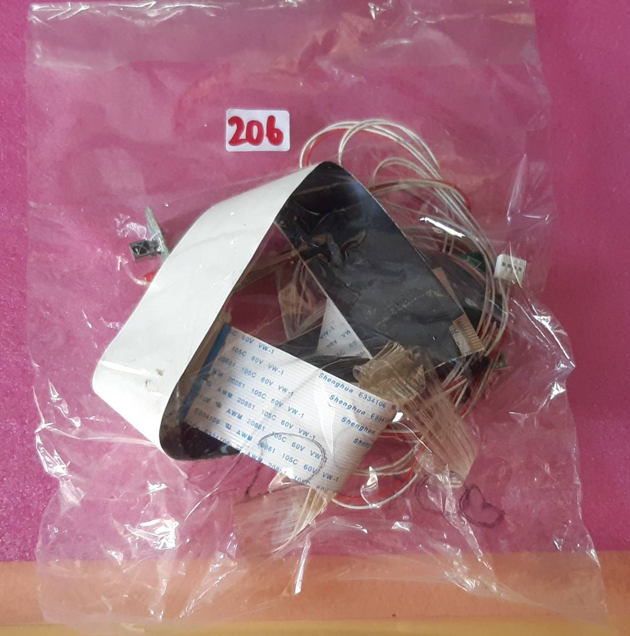 ชุดสายแพร 206 TCL 32D2700
