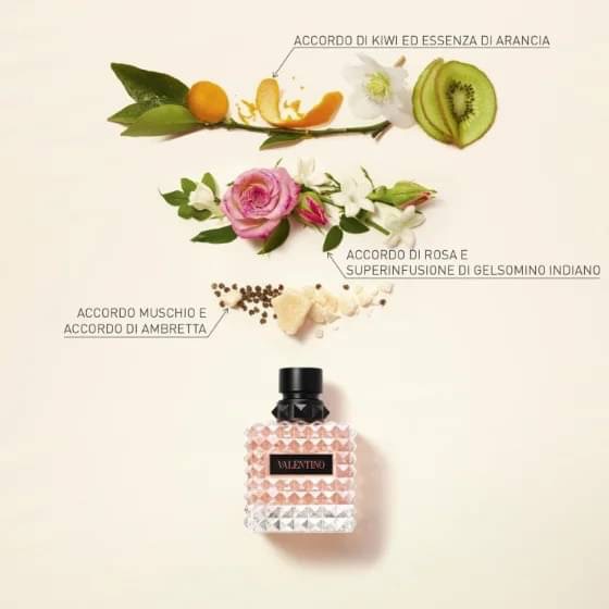 Valentino Born In Roma EDP For Women ขนาดทดลอง 6 ml หัวแต้ม