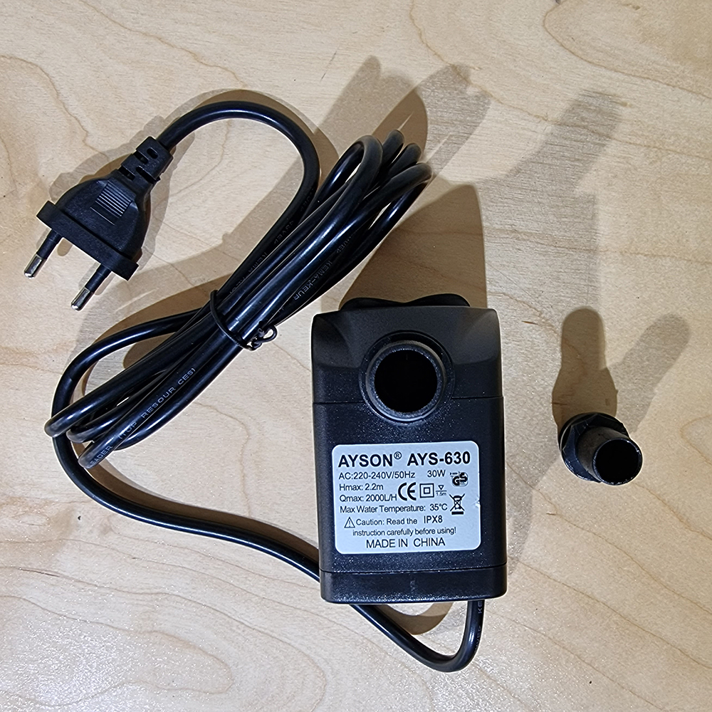 [1001] ปั้มน้ำขนาดเล็ก ตู้ปลา รดน้ำต้นไม้ 30W 75W 150W ข้อต่อ19mm