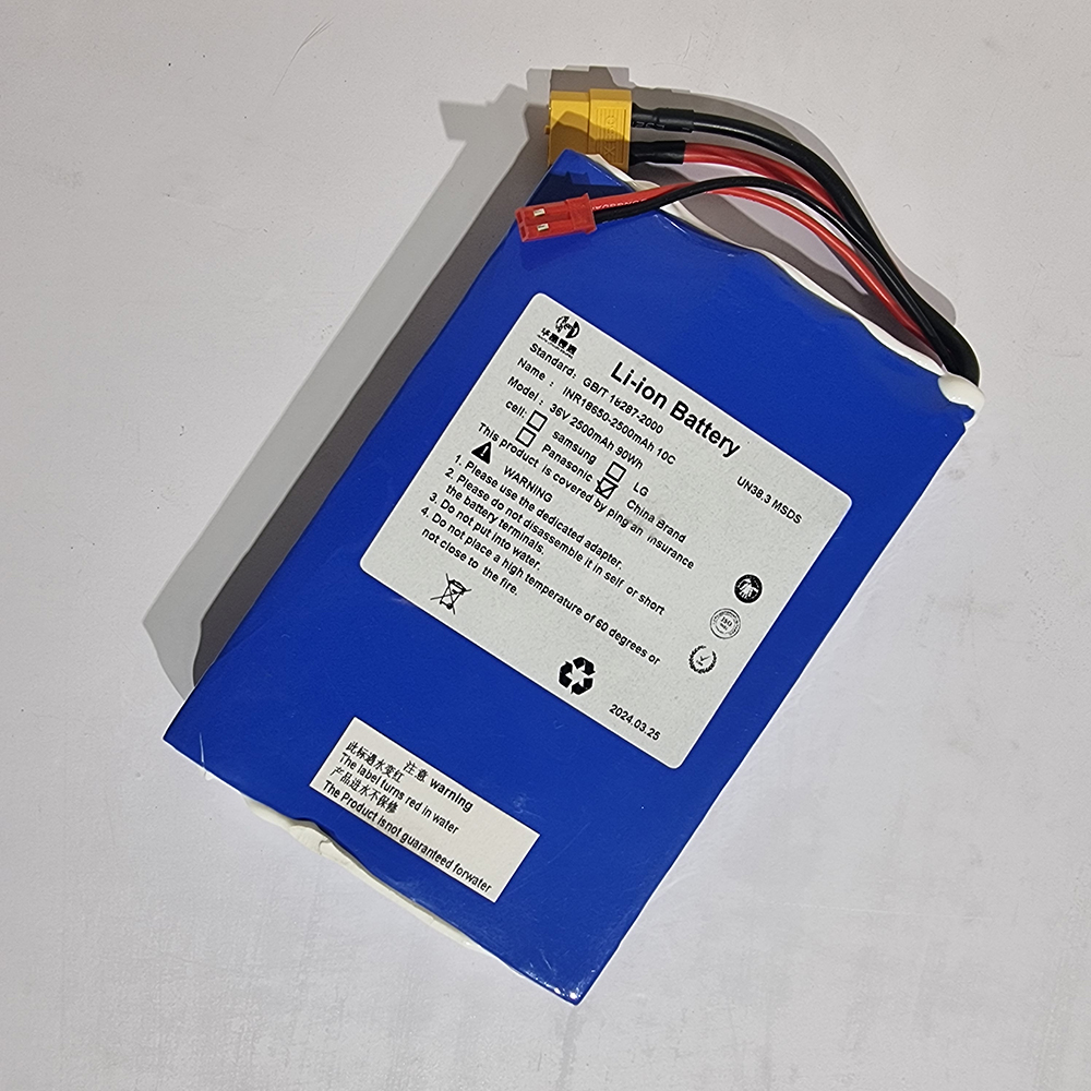 0503 แบตเตอรี่ สเก็ตบอร์ดไฟฟ้า battery Lithium polymer 25V 36V 48V เลือกตามขนาดกล่องแตเตอรี่