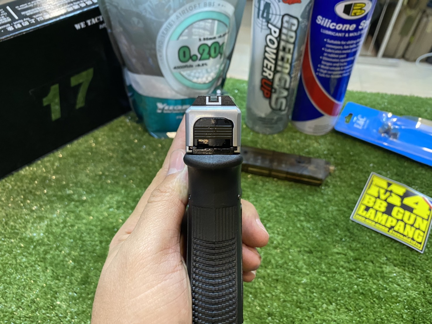 WE Glock17 Gen3 – สีเงิน