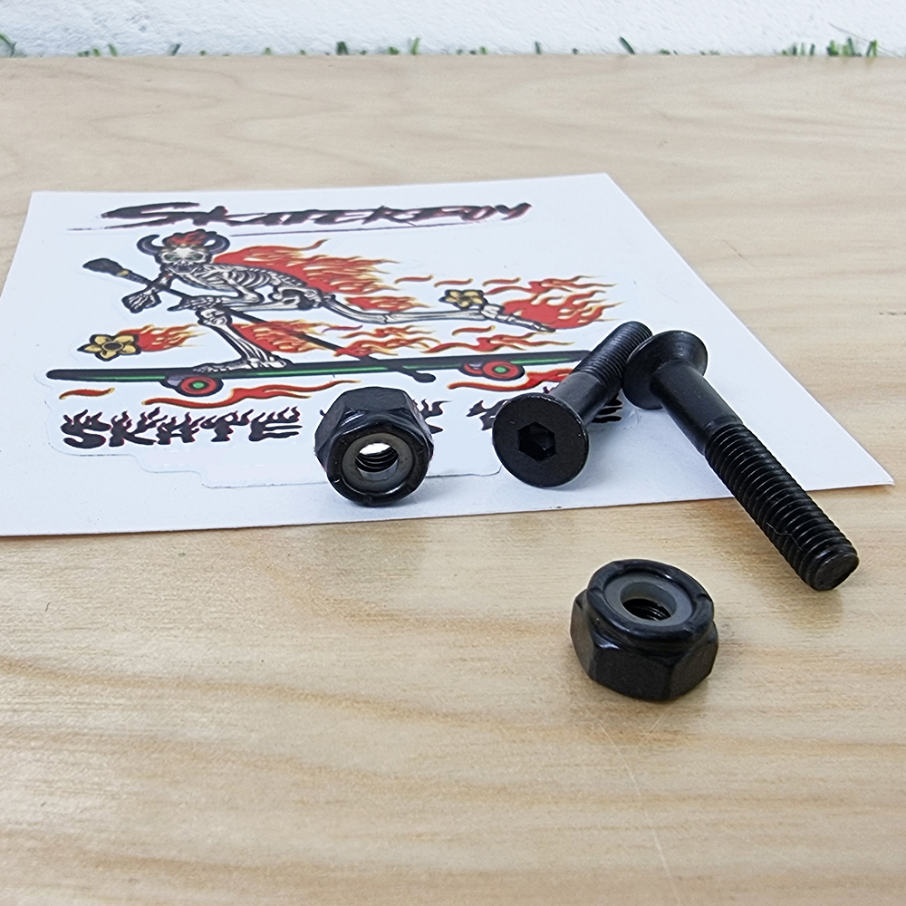 [0309] Skateboard truck mounting nut, hexagonal head, shoulder with female, size skate tool 25mm 28mm 30mm 35mm 53mm