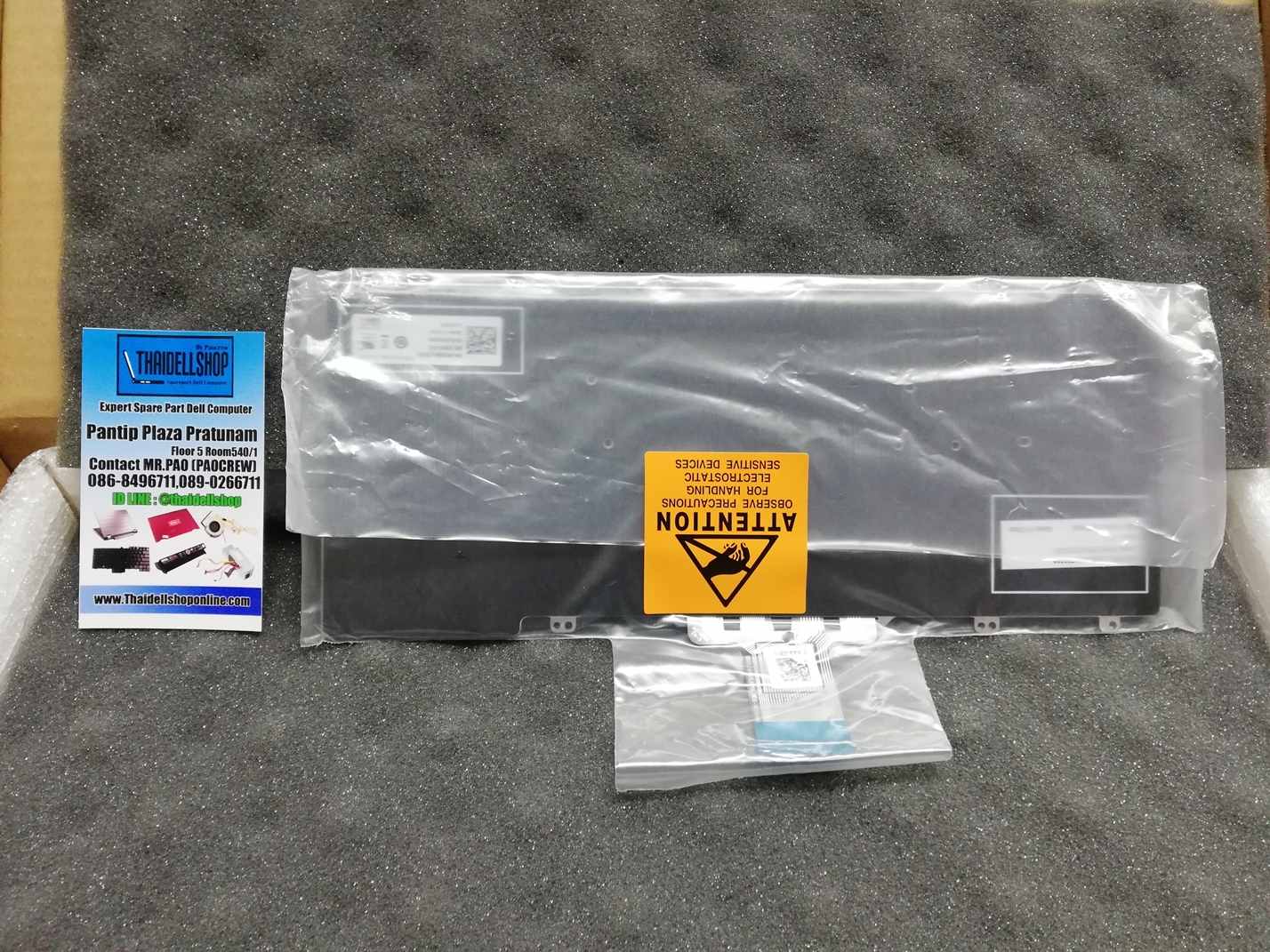Keyboard Thai/Eng Dell Latitude E7270 (Part: RXGWH) ของแท้จากศูนย์ Dell
