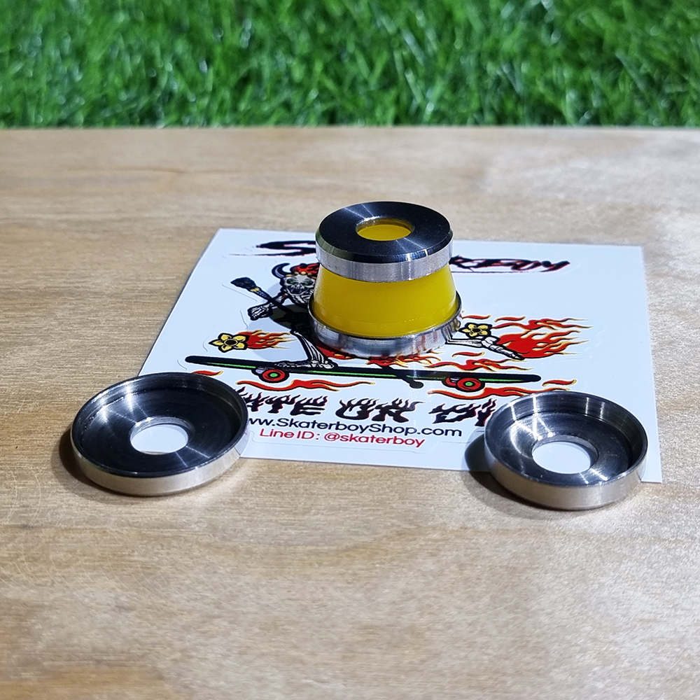 [0312] แหวนรองบุชชิ่ง Bushing washer งานCNCถนอมลูกยาง (Cone Barrel) สำหรับ Surfskate Skateboard จำนวน 1 ชิ้น