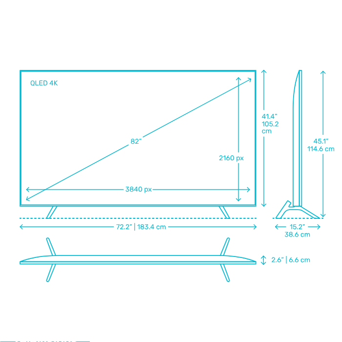 คิวแอลอีดีทีวี 82 นิ้ว SAMSUNG QA82Q60RAKXXT QLED 4K Smart TV (ชลบุรี ส่งฟรี)