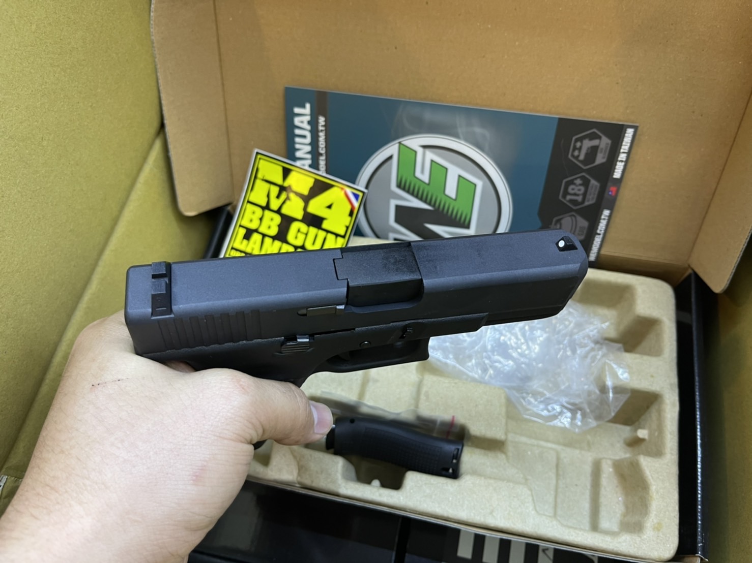 WE Glock 19 Gen 5 - สีดำ