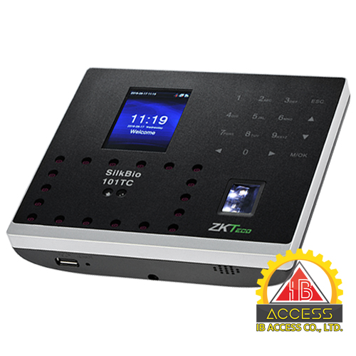 เครื่องสแกนใบหน้า ยี่ห้อ ZKTeco รุ่น SilkBio-101TC รองรับระบบ Access Control