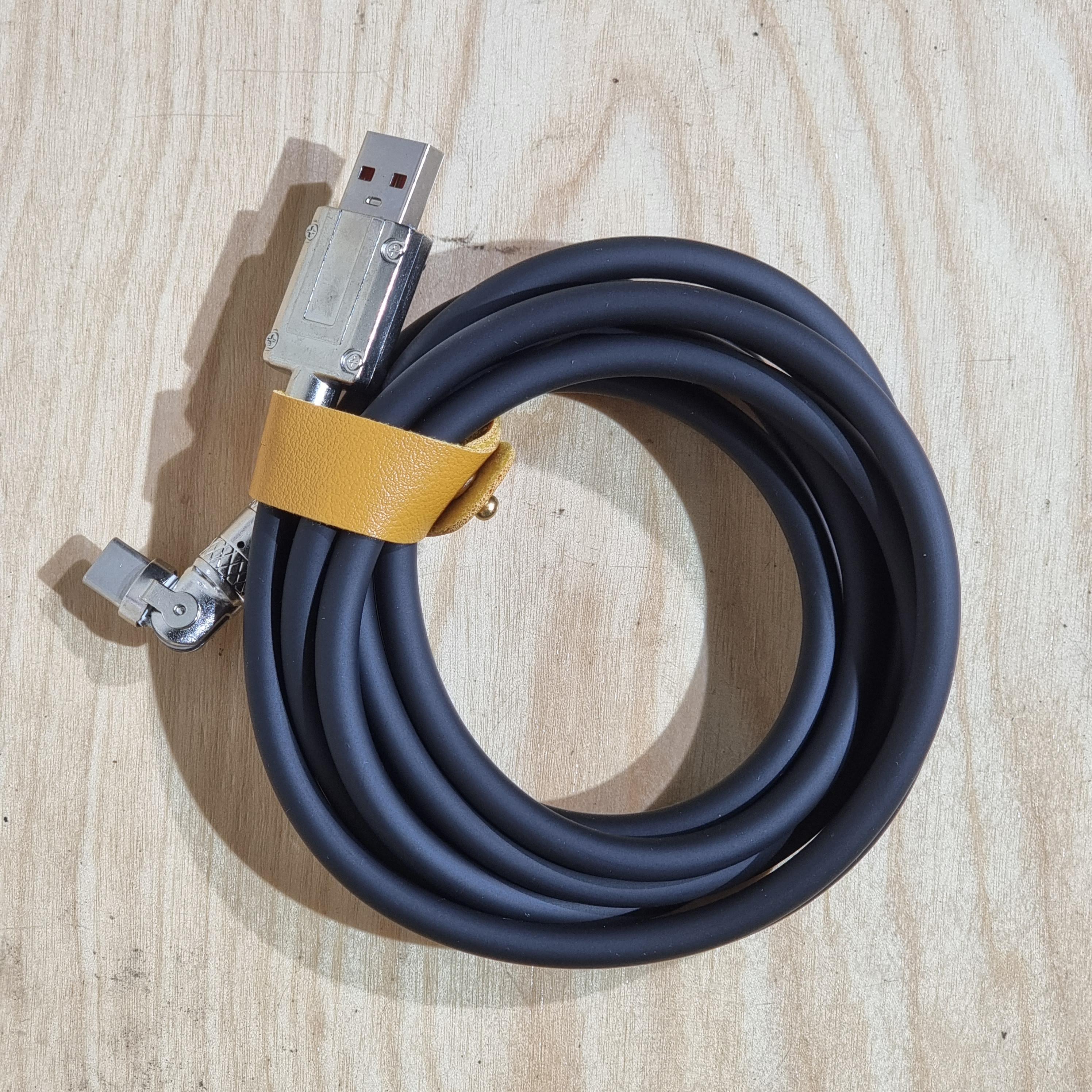 [1300] สาย Silicone ชาร์จเร็ว USB to type c รองรับไฟ 120W หนา6มิล ทนทาน ใช้ได้นาน