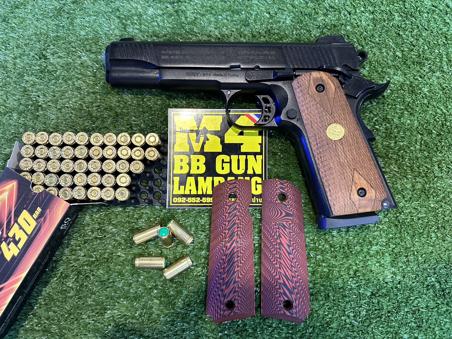 KUZEY M1911 ลาย 100 YEARS ลำกล้อง 5" ดำ