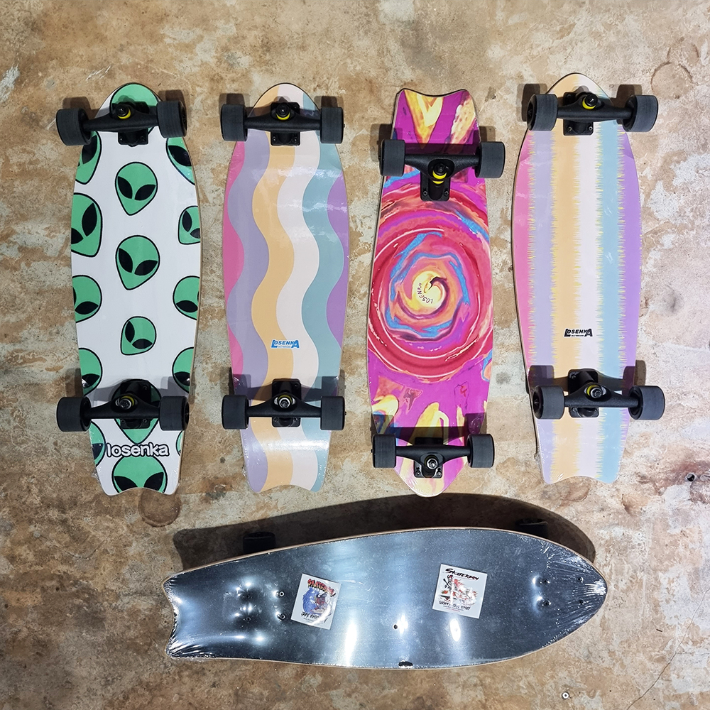 0201 Surf skate บอร์ด32นิ้ว สูงไม่เกิน160-170cm เลี้ยว40องศา พร้อมเล่น