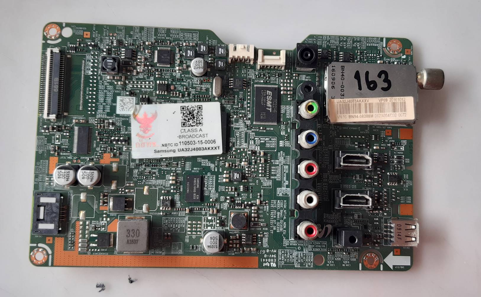 อันที่ 163 Samsung UA32J4003AK ซีสเตร็ม BN41-02359B ดีเทสแล้ว