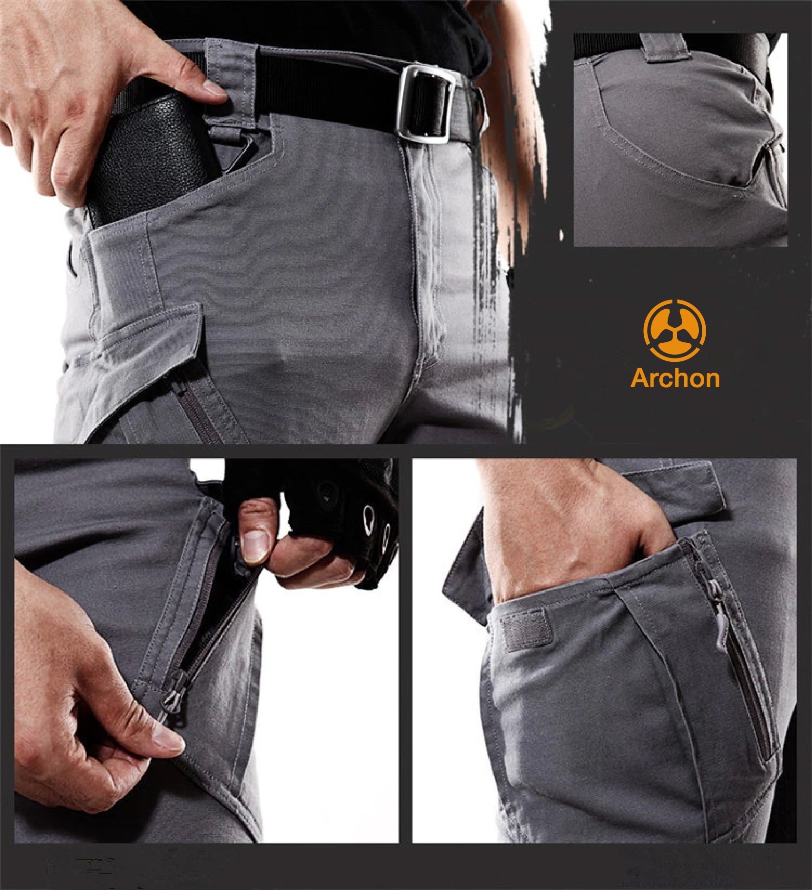 กางเกง Archon รุ่น IX9 ผ้ายืด (K0550)