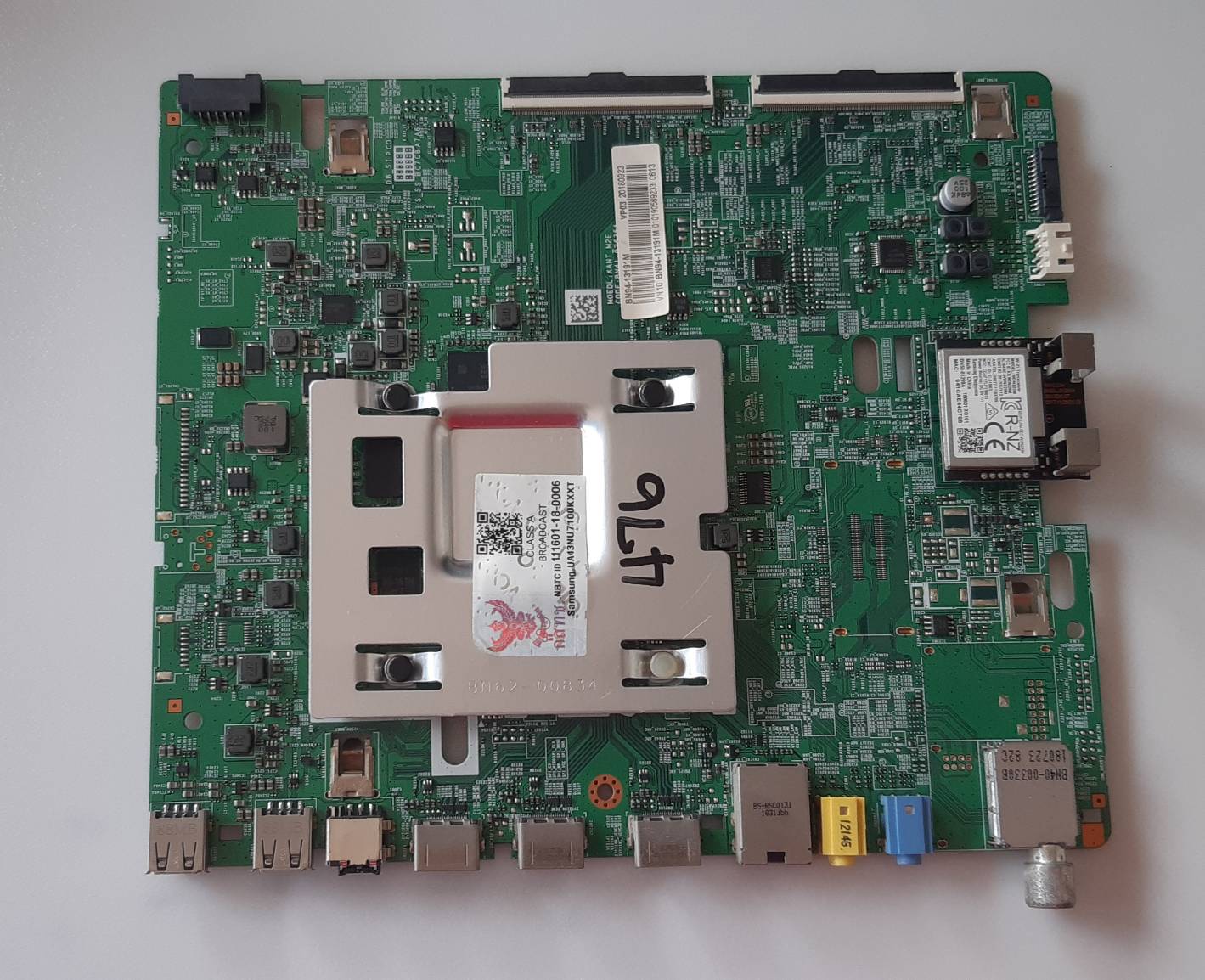 อันที่ 476 Samsung UA43NU7100K ซีสเตร็ม BN41-02635B ดีเทสแล้ว