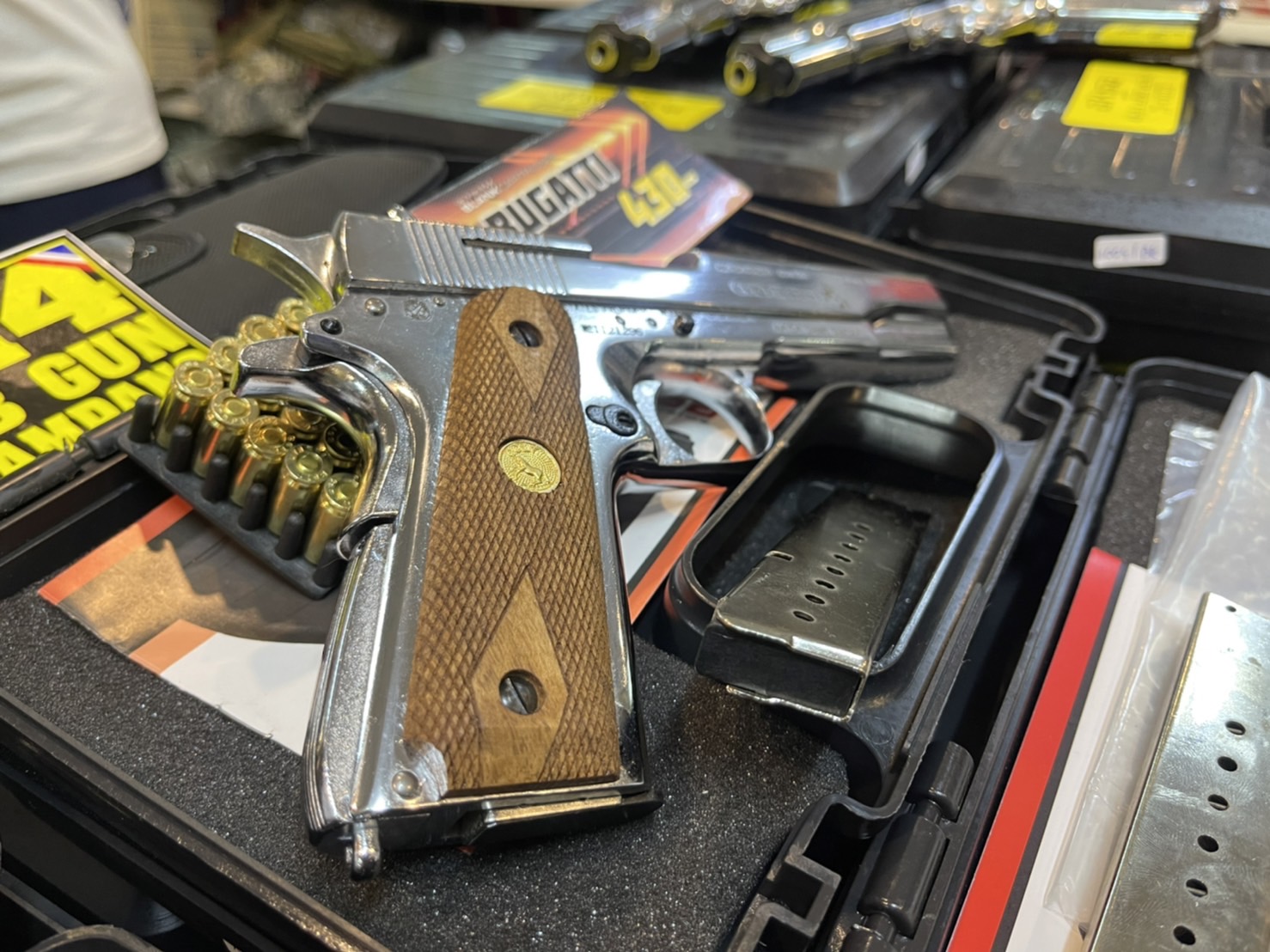 AKSA COLT 1911 ลาย Government สีเงินเงา