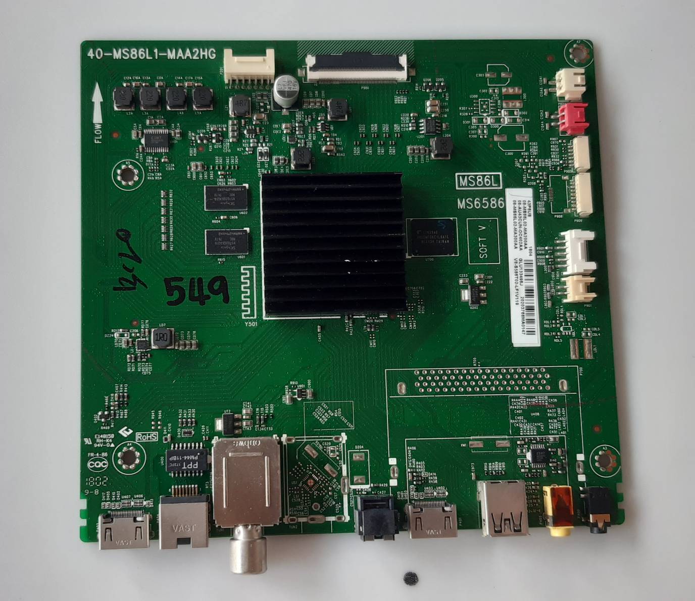อันที่ 549 TCL 43P65US ซีสเตร็ม 40-MS86T1-MAB2HG ดีเทสแล้ว