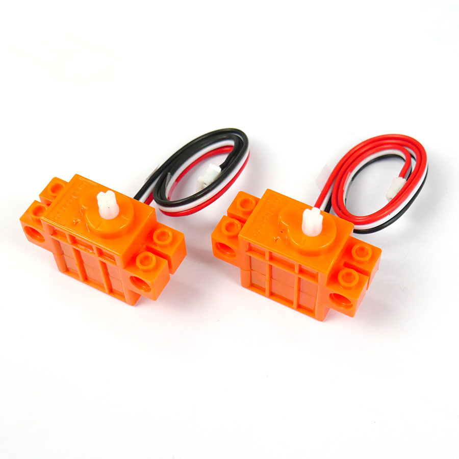 KSERVO-360J เซอร์โวมอเตอร์กำลังไฟฟ้าต่ำแบบแกนหมุน 360 องศา ชุด 2 ตัว