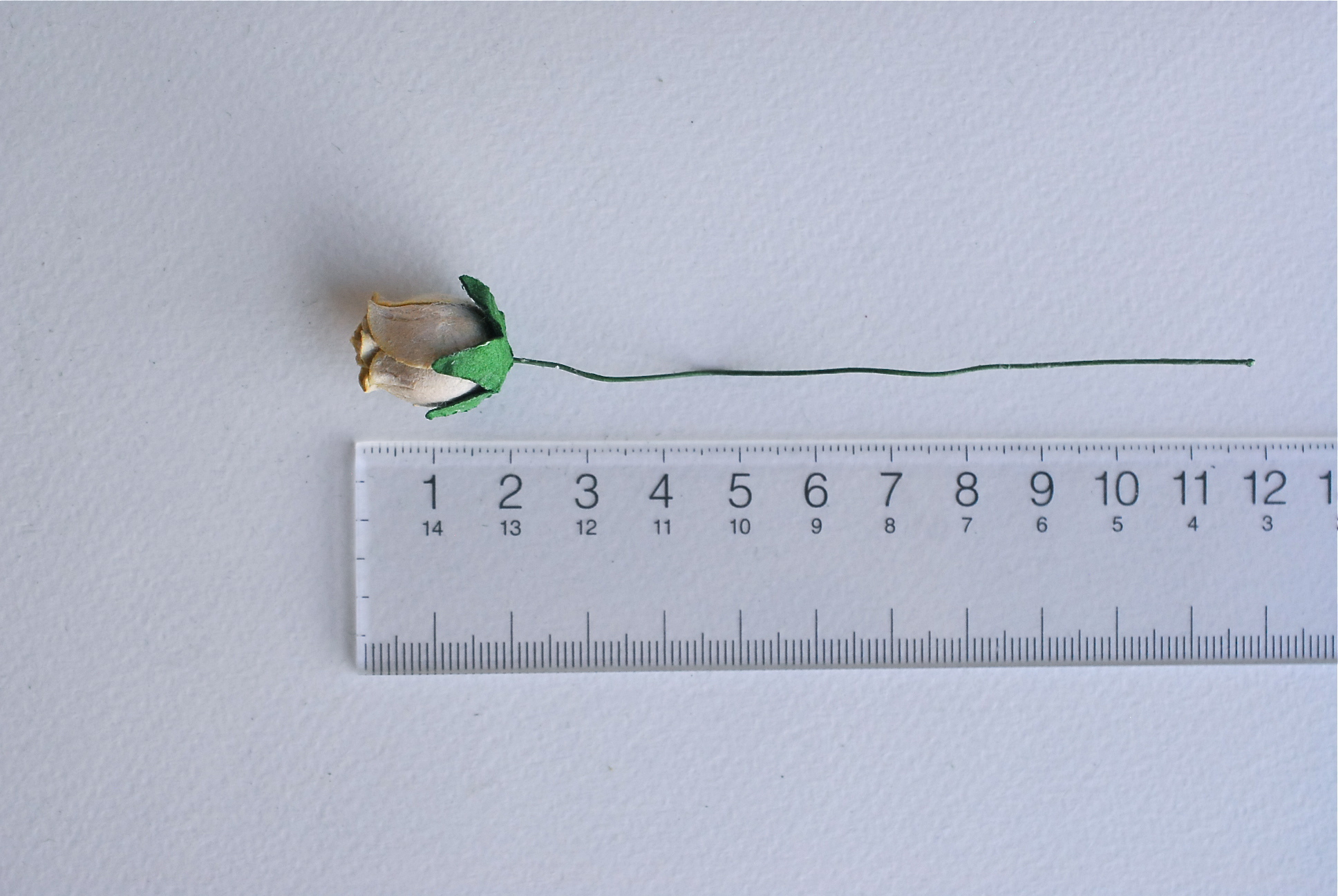 ดอกไม้กระดาษสา ดอกไม้กระดาษสา จตุจักร งานประดิษฐ์ ดอกไม้ทำข้อมือเพื่อนเจ้าสาว แต่งงาน, ดอกกุหลาบตูม 50 ดอก สีน้ำตาลกระดาษ color ขนาด 1.5 cm. paper flowers, budding roses flower 1.5 cm. 50 pieces. brown color.