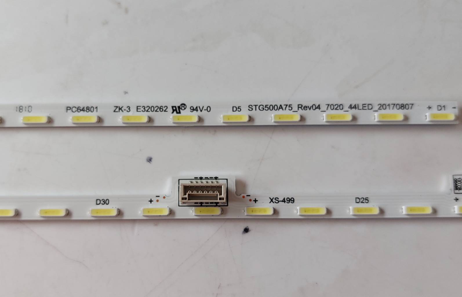 หลอดใหม่อันที่ 501 SHARP LC-50UA6500X LC-50UA6800X LC-50SA5200X STG500A72_REV0 ใช้2เส้น