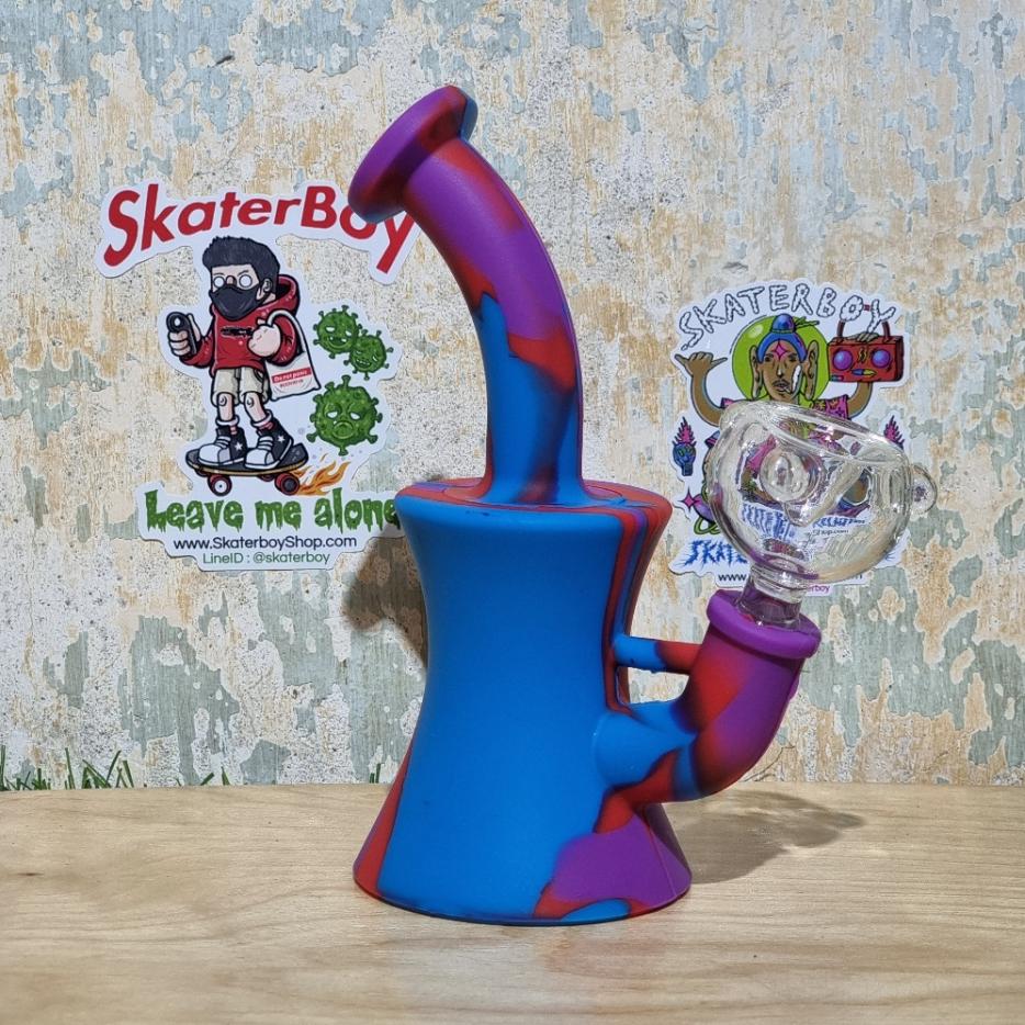 [1004] แจกัญ Silicone ขนาดเล็ก 2แบบ ถอดล้าง่าย ข้อต่อ 14mm